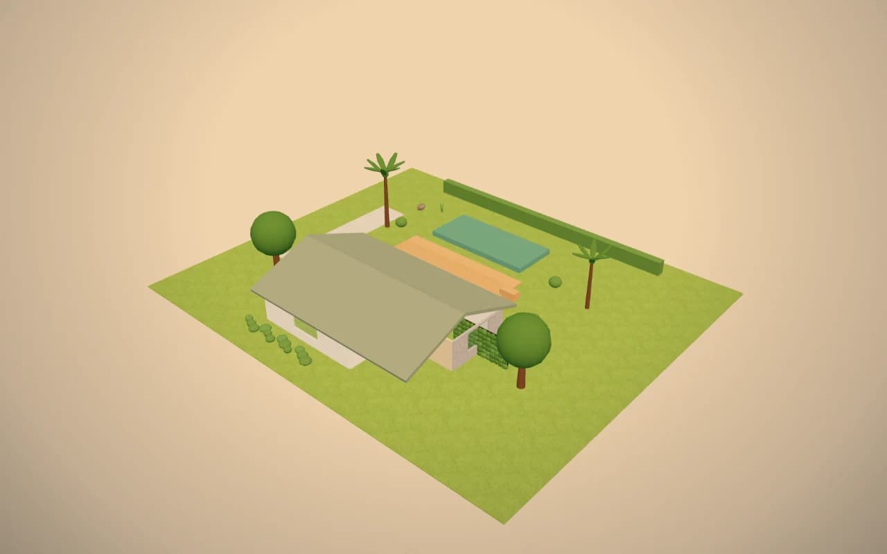 Plan Studio — scène 3D issue d'un plan importé