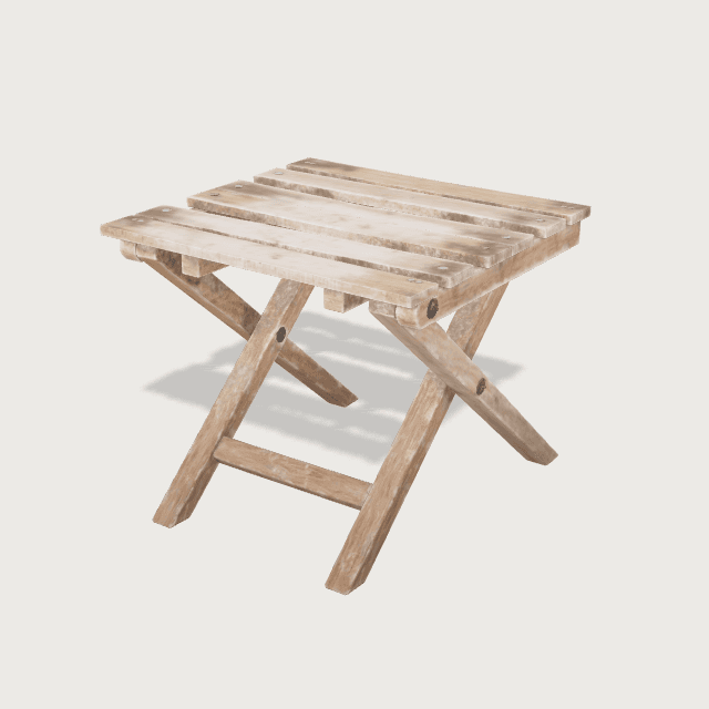 Tabouret pliant de jardin
