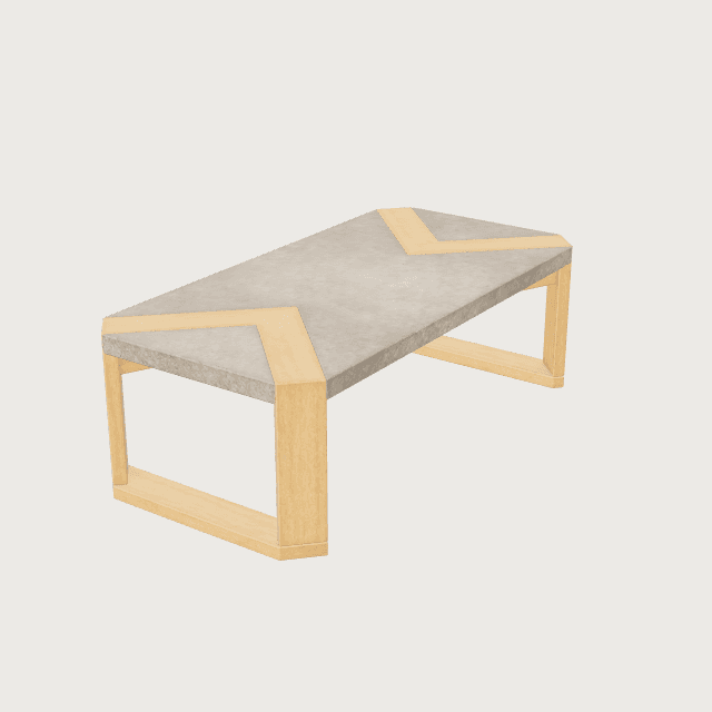 Table basse contemporaine